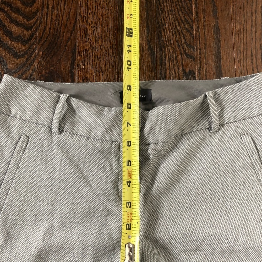 The Limited Women’s 2 Gray/White Tweed Low-Rise Skinny Ankle Dress Pants - EUC! - Picture 7 of 13